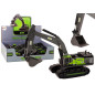 Bandgrävare med metallskopa 155 Svart-Grön