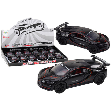 Bil Sport Bil 132 Figur Spoiler Metall Svart Ljud