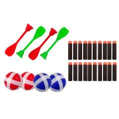 Arkadspel Sköld Pistoler Pilar Kulor Rymden