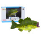 Figurin Fisk Abborre Vanlig Grön 11 cm Världens Djur