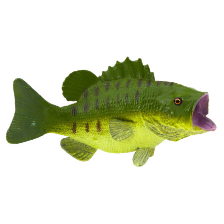Figurin Fisk Abborre Vanlig Grön 11 cm Världens Djur