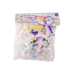 Set av figurer Enhörning Pegasus Vit Vingar Magiska 6 st. | HandlaSmidigt.se