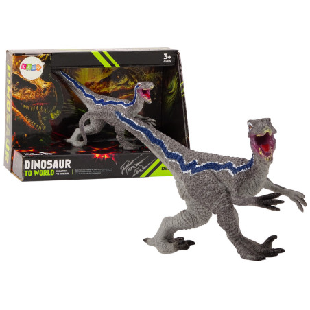 Dinosaurie samlarfigur Velocitaptor Grå 1 st | HandlaSmidigt.se