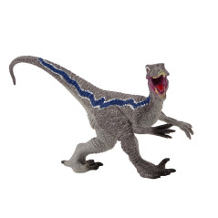 Dinosaurie samlarfigur Velocitaptor Grå 1 st