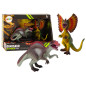Dinosauriefigurer Spinosaurus Dilophosaurus Set 2 delar