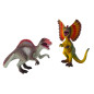 Dinosauriefigurer Spinosaurus Dilophosaurus Set 2 delar