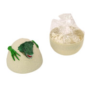 Ägg med dinosaurier att måla, färger, penslar DIY Grön