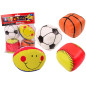Mjuka bollsporter basketboll rugby fotboll baseball set 4 delar.