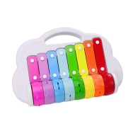 Cymbałki Tęczowe Instrument Dla Dzieci Edukacyjny Interaktywny Kolorowe