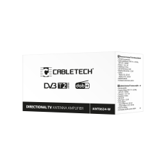 Förstärkare och strömförsörjning för riktantenn för TV från Cabletech.