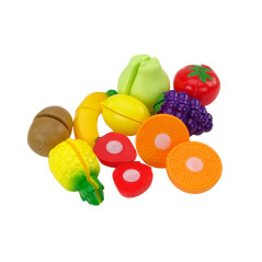 Fruktskärarset i låda 9 delar Grön kniv