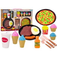 Matvarupaket Pizza Pommes Frites Glass Bestick