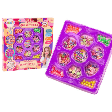 Pärlor för smyckestillverkning DIY Kreativt set med blomhängen