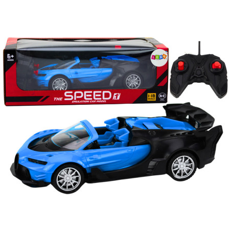 Bil Sportbil Fjärrstyrd RC 1:18 Blå