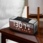Radiowecker Bluetooth GreenBlue, FM, aux-in, 6W, temperatur, alarm, klocka, batteri 2200mAh, GB200