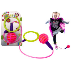 Hopprep Skipper Hula Hop På Fot Rosa LED-lampor | HandlaSmidigt.se