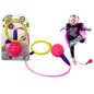 Hopprep Skipper Hula Hop På Fot Rosa LED-lampor