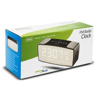 Radiowecker Bluetooth GreenBlue, FM, aux-in, 6W, temperatur, alarm, klocka, batteri 2200mAh, GB200