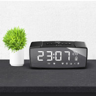 Radiowecker Bluetooth GreenBlue, FM, aux-in, 6W, temperatur, alarm, klocka, batteri 2200mAh, GB200