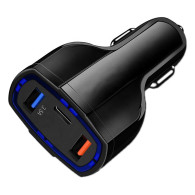 PLS34E Ładowarka sam. qc 3.0 typ-c 2xusb