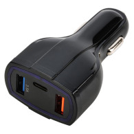 PLS34E Ładowarka sam. qc 3.0 typ-c 2xusb