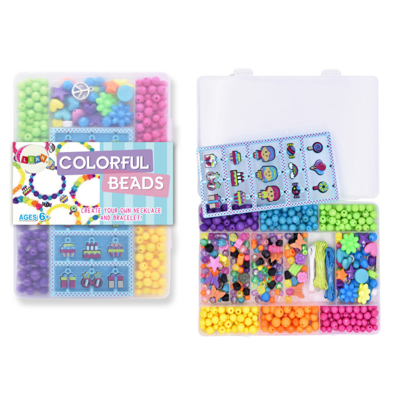 Set av pärlor DIY hängsmycken armband halsband