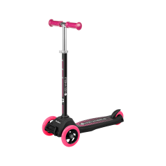 Trehjulig sparkcykel REBEL KIDS WHEELS ROSA