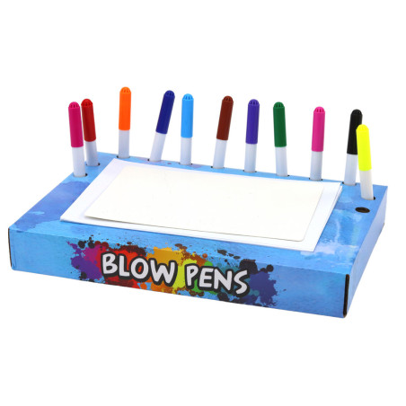 Kreativt set uppblåsbara färgpennor dinosaurier