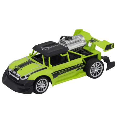Bilmodell Fjärrstyrd RC 120 Rök Effekt Ljus Grön