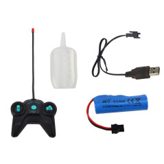 Bil RC-styrd bil 120 med rökeffekt och blått ljus