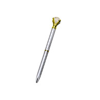 Kulspetspenna med diamant i blå prickar, bläckpatron 0,7 mm, mix.