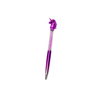 Pennan med enhörning, diamanter, blått bläck, 0,7 mm, mix.