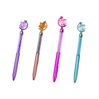 Długopis Z Gwiazdką Diamenciki Niebieski Wkład 0.7mm Mix