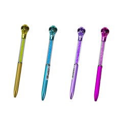 Kulspetspenna med Diamantkrona Blått Bläck 0,7mm Mix