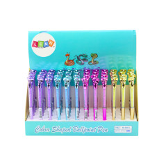 Kulspetspenna med Diamantkrona Blått Bläck 0,7mm Mix