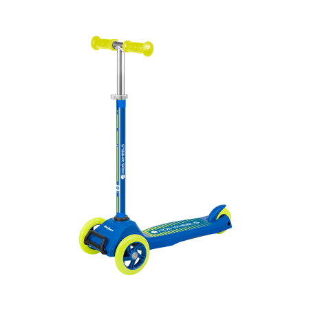 Trehjulig sparkcykel REBEL KIDS WHEELS YELLOW