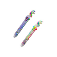 Enhörning Penna Flerfärgad Automatisk 10 Färger Mix