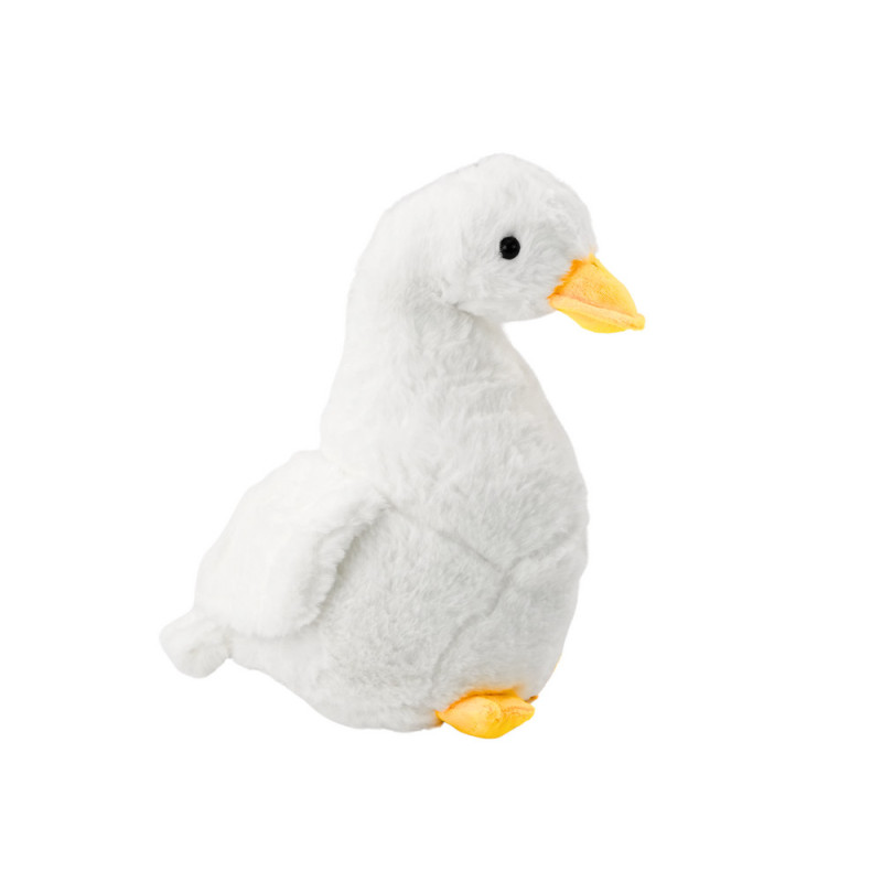 Mjuk Gås Maskot Vit Kramdjur Plyschanka Anka 40 cm