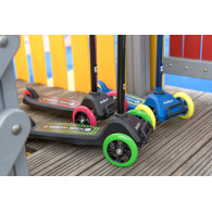 Trehjulig sparkcykel REBEL KIDS WHEELS YELLOW