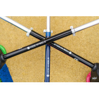 Trehjulig sparkcykel REBEL KIDS WHEELS YELLOW