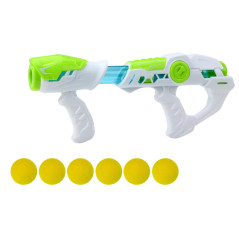 Skicklighetsspel Skjuta Astronaut 2 Pistoler Kulor Pilar