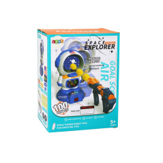 Skicklighetsspel Skjuta Astronaut 2 Pistoler Kulor Pilar