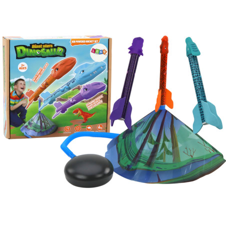 Raketstartare Spel Dinosaurieskog Färgglad Pump | HandlaSmidigt.se