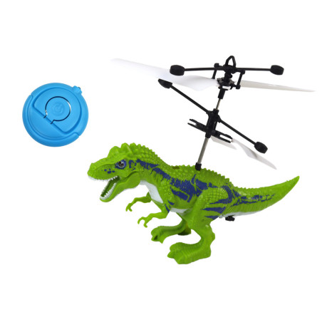 Flygande Dinosaurie Helikopter Styrd med Hand Sensor Grön