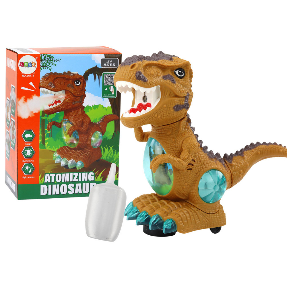 Dinosaur Dancing Light Obstacle Sensor Sounds Yellow