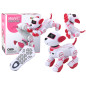 Robot Hund Interaktiv Fjärrstyrd Dansar Utför Kommandon Rosa