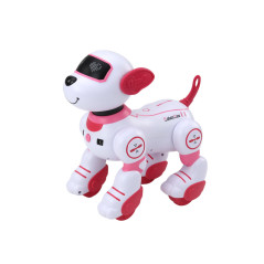 Robot Hund Interaktiv Fjärrstyrd Dansar Utför Kommandon Rosa