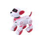 Robot Hund Interaktiv Fjärrstyrd Dansar Utför Kommandon Rosa