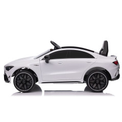 Bilbatteridriven bil Mercedes CLA 45s AMG Vit 4x4