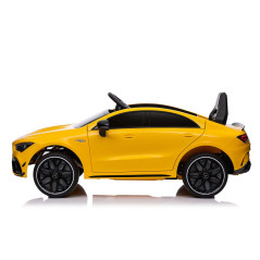 Bil på batteri Mercedes CLA 45s AMG Gul 4x4 | HandlaSmidigt.se